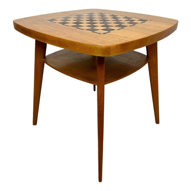 Vintage Chess Table, 1970s For Sale