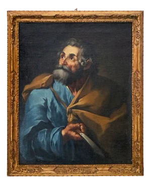 Neapolitan School Artist, Apostle Thaddeus, 17th Century, Oil on Canvas