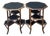 Vintage Octagon Burnt Bamboo Side Tables - A Pair For Sale