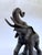 Contemporary Bronze Elephant on Marble Base For Sale - Image 3 of 9