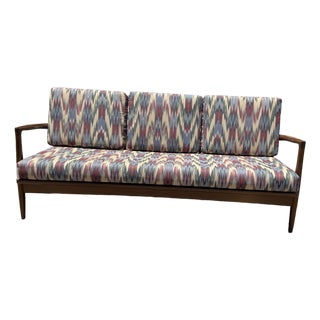 Kofod Larsen for Selig Mid Century Danish Walnut Sofa For Sale