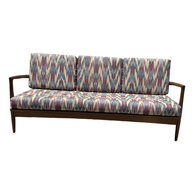 Kofod Larsen for Selig Mid Century Danish Walnut Sofa For Sale