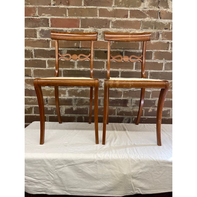 Early 20th Century Swedish Biedermeier Side Chairs For Sale - Image 4 of 9