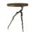 Contemporary Faux Bois Accent Table - Earth Finish For Sale - Image 3 of 8