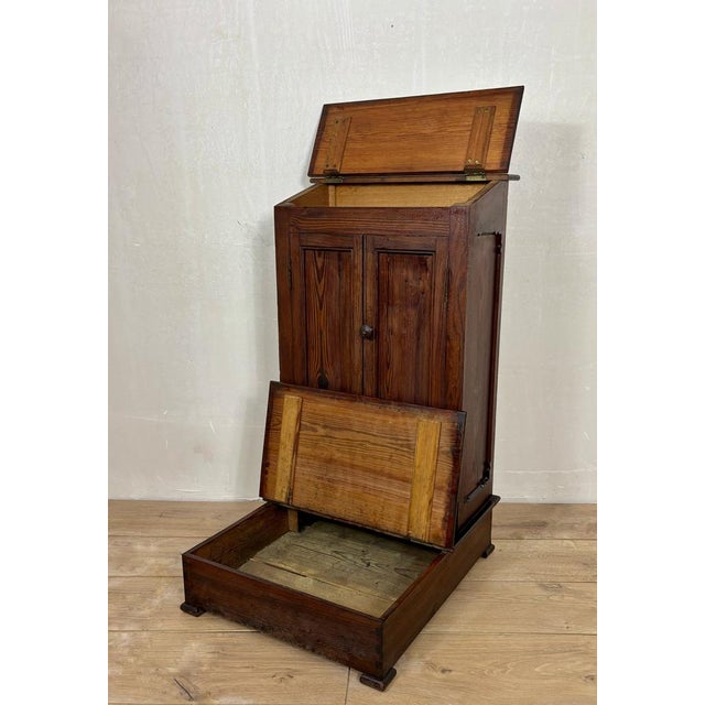 Prayer Pedestal in Pine, 1920s For Sale - Image 11 of 13