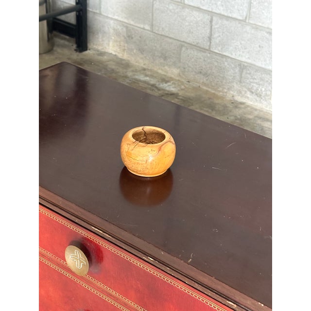 1940s Swedish Modern Small Maple Bowl For Sale - Image 4 of 6