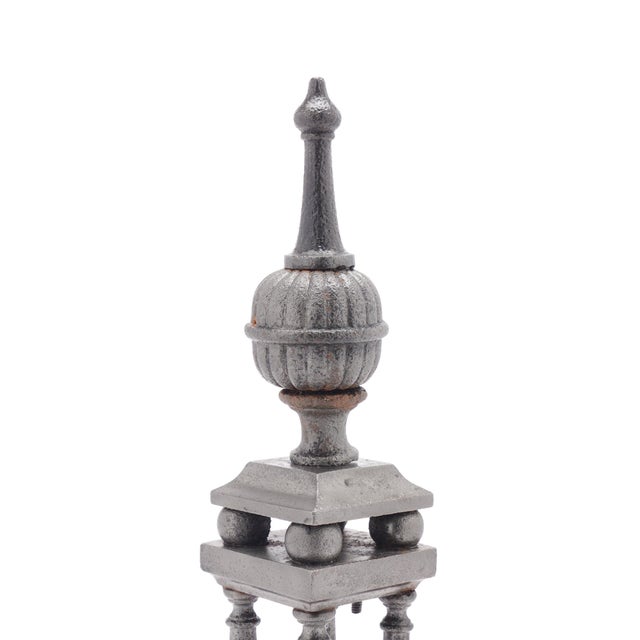 Metal Cast Iron Architectural Finial, C. 1875-1900 For Sale - Image 7 of 7