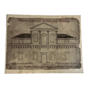 1988 Thomas Jefferson's Architectural Drawings Book