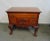 Benchmade Chippendale Lowboy, solid Mahogany, very finely carved details , large call and ball feet , one large drawer...