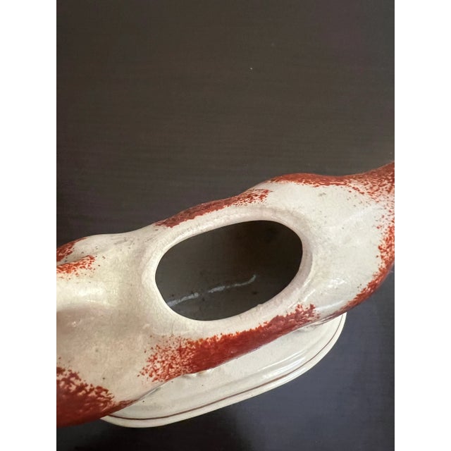 Antique Staffordshire Cow Form Figural Creamer, Circa 1860's For Sale - Image 9 of 12