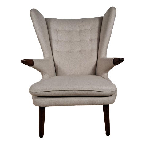 Mid-Century Danish Papa Bear Chair by Svend Skipper For Sale