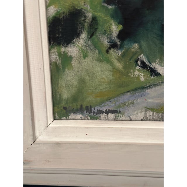 Karl Niemann, Figures on Winding Path, 1950s, Oil Painting on Canvas, Framed For Sale - Image 7 of 18
