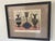 This framed chromolithograph of decorative porcelain pieces was produced in the 1860 period. It showcases classical-style...