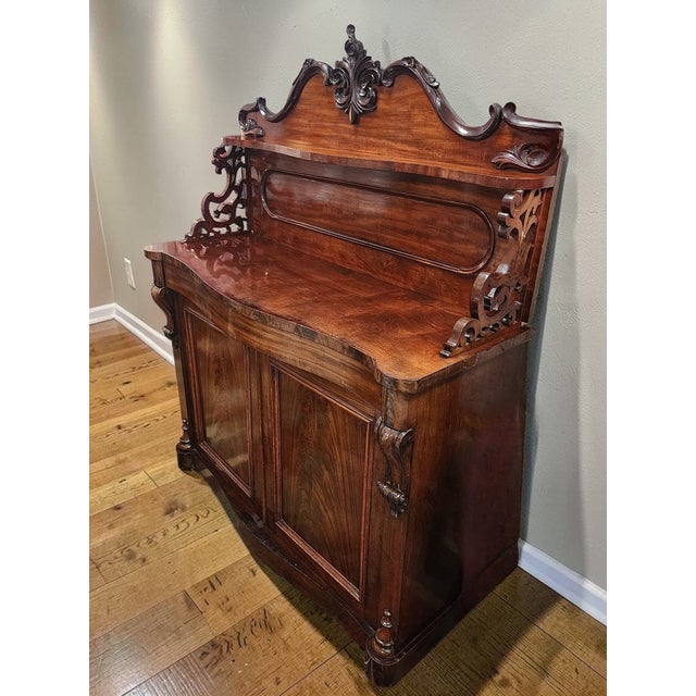 Antique English Chiffonier For Sale - Image 4 of 12