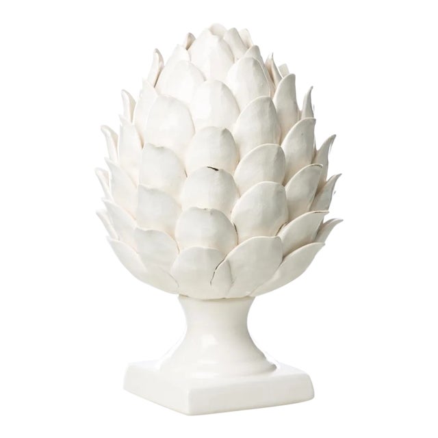 Vinci White Ceramic Artichoke For Sale