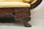 Late 19th Century Antique American Empire Figural Carved Mahogany Recamier Gold Chaise Lounge Sofa For Sale In Philadelphia - Image 6 of 12