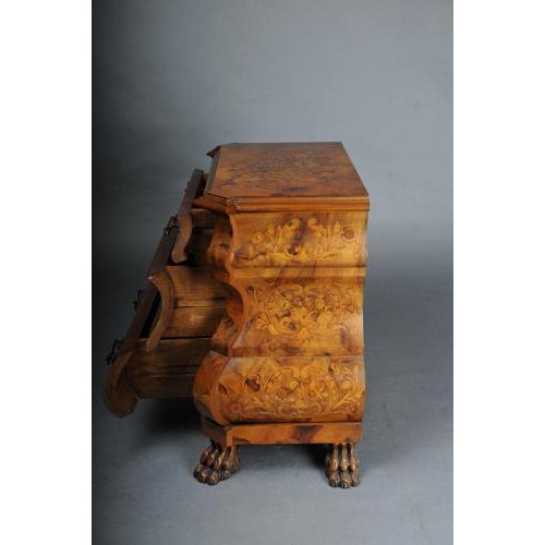 Italian Baroque Inlaid Chests of Drawers, Set of 2 For Sale - Image 12 of 18