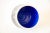 Black, White and Cobalt Blue Ceramic Abstract Bowl Signed Goldenberg For Sale - Image 9 of 11