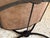 Vintage Wrought Iron, Brass and Leather Stool, 1920s For Sale - Image 10 of 12
