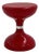 Space Age Red Americano Stool from Biemme Bologna, 1970s For Sale