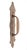 Metal Antique 12.125 In. Bronze Victorian Door Pull For Sale - Image 7 of 8