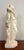 Figurative Early 19th Century Carrara Marble Sculpture of a Romantic Young Girl with a Signed Jug For Sale - Image 3 of 12