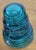 Aqua Vintage Hemingray Aqua Glass Insulator For Sale - Image 8 of 8