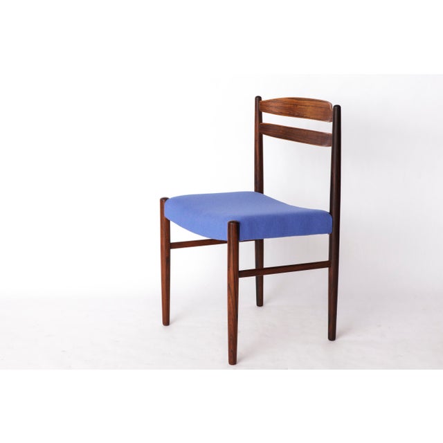 Brown Mid-Century Swedish Rosewood Dining Chair by Carl Ekström for Albin Johansson, 1960s For Sale - Image 8 of 10