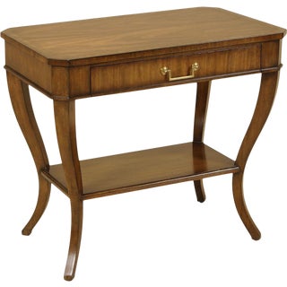 Maitland-Smith Cinnamon Finished Occasional Table For Sale