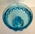 Indiana Glass Company 1960s Indiana Glass King's Crown Aqua Blue Thumbprint Pedestal Compote For Sale - Image 4 of 7