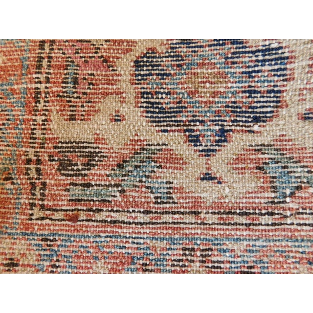 Early 20th Century Antique Hand-Knotted Persian Gallery Rug - 5′3″ × 11′7″ For Sale - Image 11 of 13