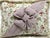 Vintage Floral Bow Wrapped Decorative Pillow For Sale - Image 9 of 12