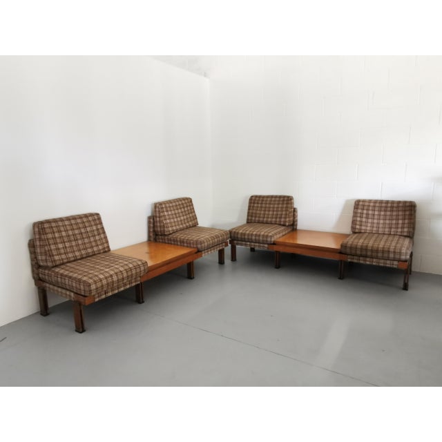 1970s Italian Sofas and Armchair, 1965, Set of 3 For Sale - Image 5 of 14