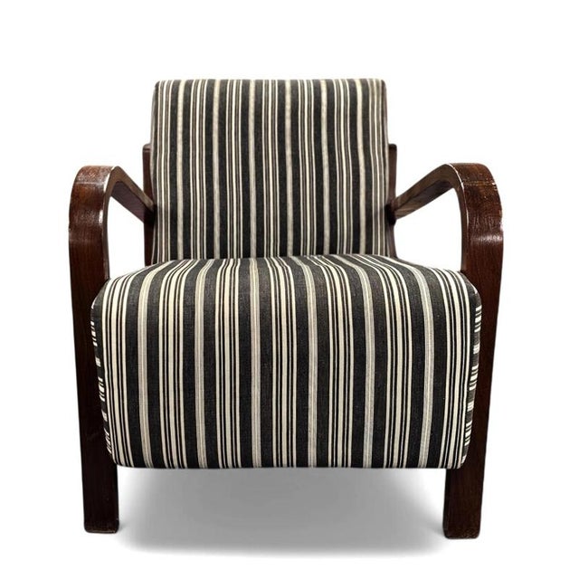 1940s Art Deco Seating Group, Set of 3 For Sale - Image 5 of 15