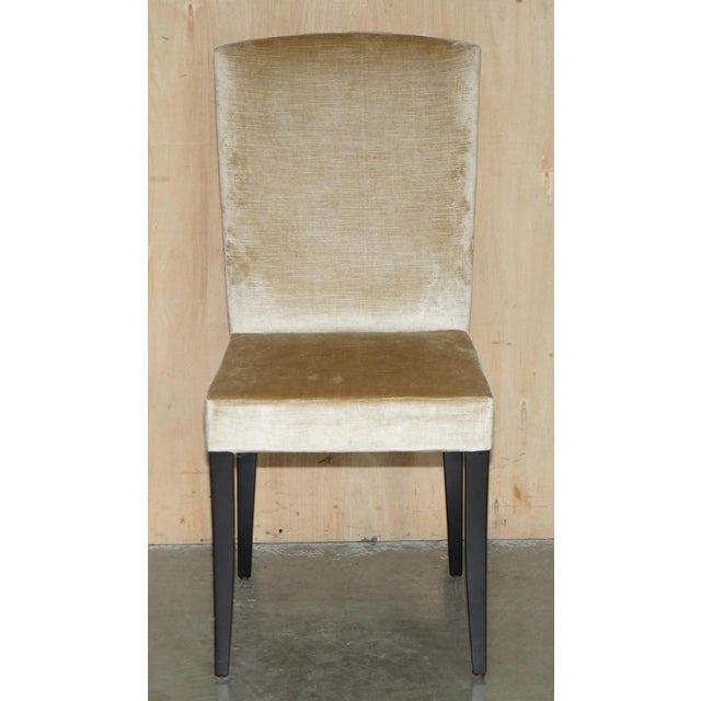 Chesterfield Dining Chairs in Tufted Velvet Upholstery from Fendi Casa, Set of 4 For Sale - Image 3 of 18