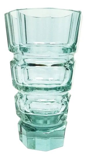 Art Deco Alexandrite Vase from Moser, Czechoslovakia, 1930s