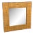 Vintage Banana Leaf Beveled Statement Mirror For Sale