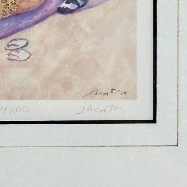 1980s Jonathan Heath “Wedge Shot” Signed Limited Edition Humorous Golf Print, 847/1200 For Sale In Miami - Image 6 of 14