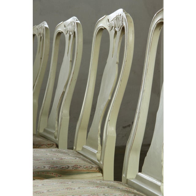 Vintage Louis XV Swedish Rococo Conservatory Chairs, 1900s, Set of 4 For Sale - Image 15 of 18