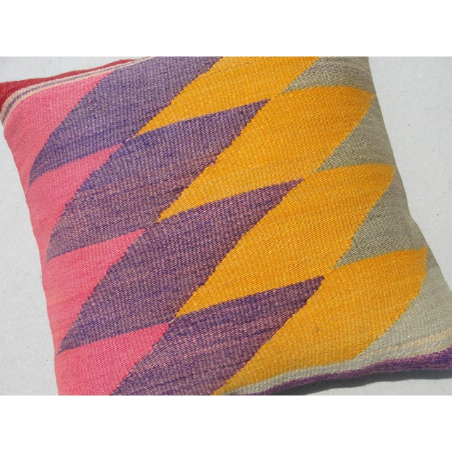 Kilim Rug Pillow Cover For Sale In New York - Image 6 of 12