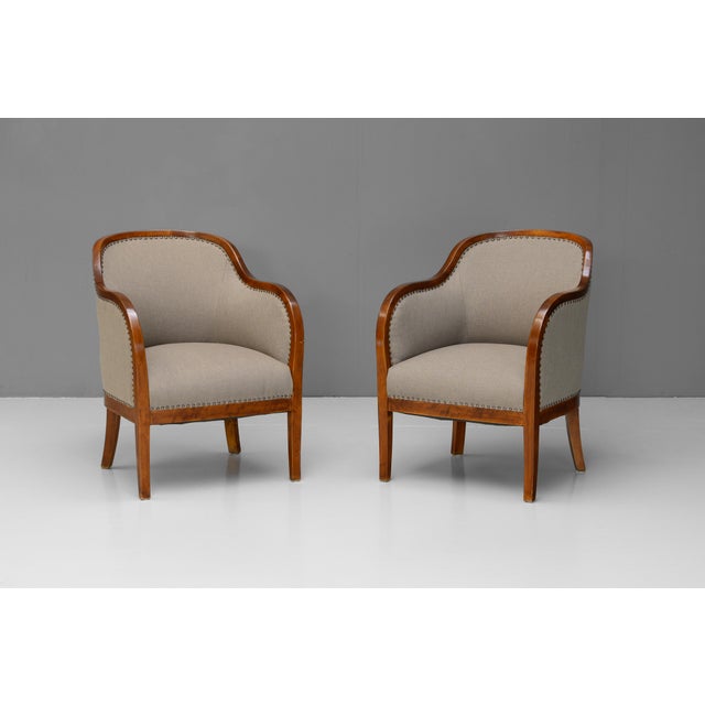 Vintage Swedish Armchairs, 1930s, Set of 2 For Sale - Image 11 of 11