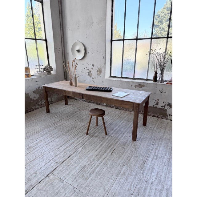 Vintage Farmhouse Table in Pine, 1950s For Sale - Image 11 of 18