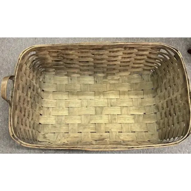 American Antique American Hickory Basket For Sale - Image 3 of 6