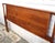 Broyhill Slick Restored Walnut Original Mid Century Modern Queen Headboard For Sale - Image 4 of 7
