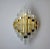 Gold Tubular Wall Light in Murano Glass from Venini, Italy, 1970s For Sale - Image 8 of 8
