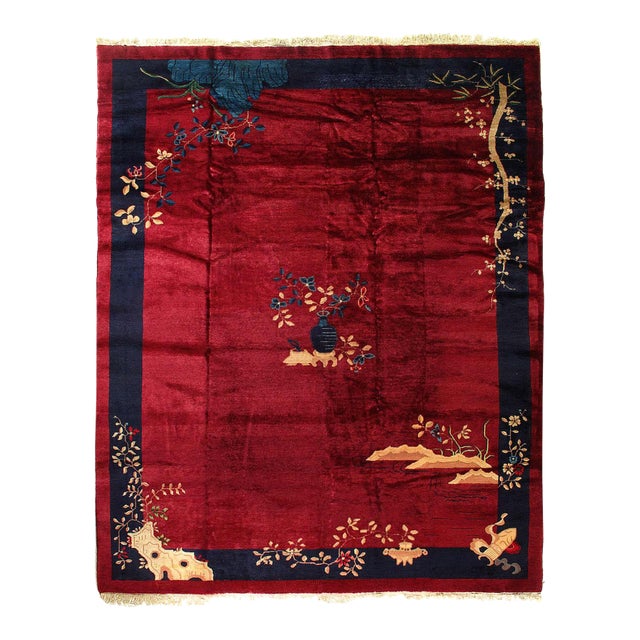 Pasargad DC Antique Chinese Art Deco Rug For Sale