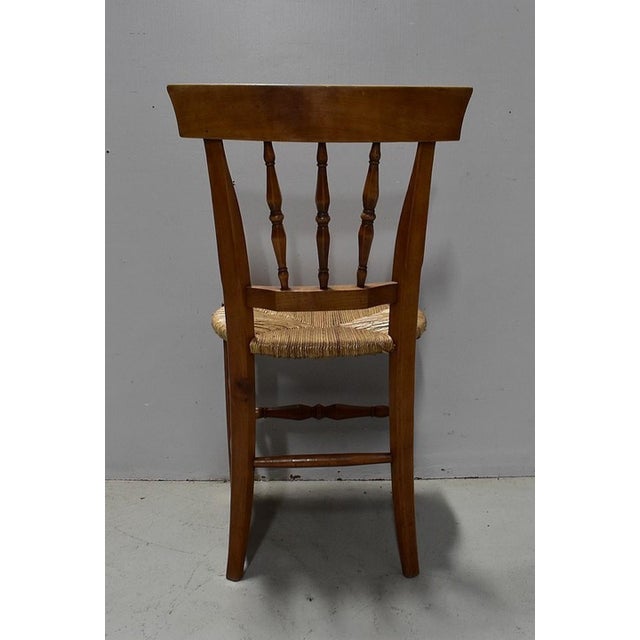 Late 19th Century Dining Chairs in Blonde Cherry, Set of 6 For Sale - Image 18 of 18