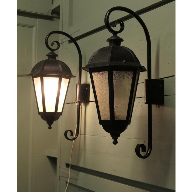 Large Entrance Door Wall Lights, 1970, Set of 2 For Sale - Image 4 of 8