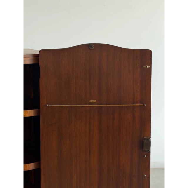 Brown 1960s Art Deco Armoire For Sale - Image 8 of 16