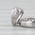 Modern 0.26ctw Vs2 Diamond Open Work Cross Pendant 14k White Gold For Sale - Image 3 of 5